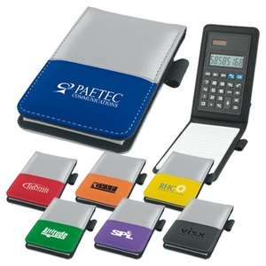 Custom Promotional Dual Tone Silver Super Jotter