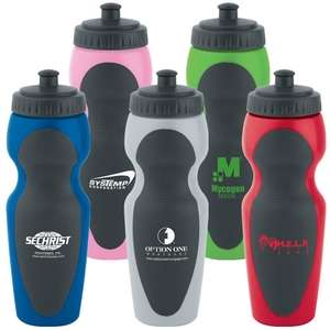 Custom Promotional 24 oz. Two-Tone Gripper Sport Bottle