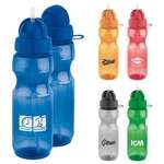 Imprinted Water Bottles - 20 oz. Polycarbonate Flip-Top Bottle