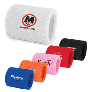 Custom Promotional Plush Terry Sport Wristband