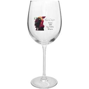 Custom Promotional 12 oz. Full Color Cachet White Wine Glass