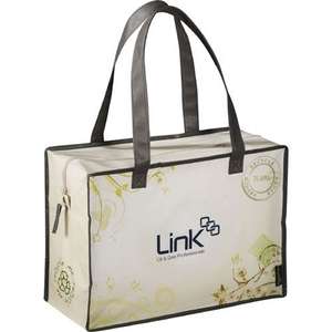 Laminated Non-Woven Vintage Postcard Tote