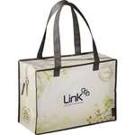 Logo Lunch Coolers - Laminated Non-Woven Vintage Postcard Tote