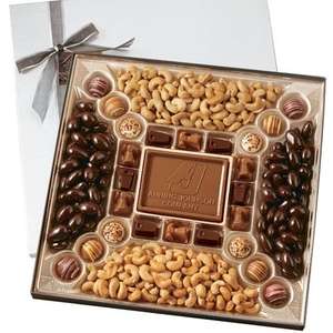 Custom Promotional 2-1/4 lb. Custom Chocolate, Truffle, and Confections Gift Box