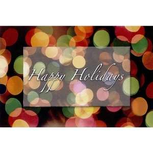 Custom Promotional Holiday Lights Greeting Card