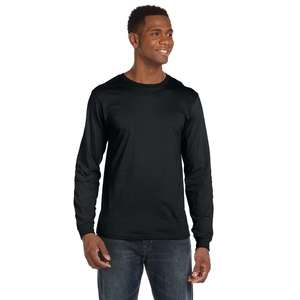 Custom Promotional Anvil 4.5 oz Long-Sleeve Fashion Fit T-Shirt - Dark/Colors