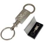 Imprinted Keychains & Key Tags - Metal Valet Keychain