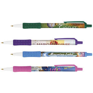Custom Promotional BIC Clic Stic Digital Color Custom w/Rubber Grip