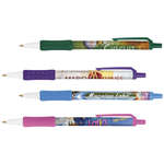 Custom Grip Pens - BIC Clic Stic Digital Color Custom w/Rubber Grip