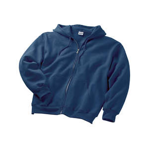 Gildan 9.3 oz. 50/50 Ultra Blend Full-Zip Hoodie - Dark/Colors Blue, Navy