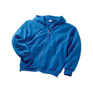 Gildan 9.3 oz. 50/50 Ultra Blend Full-Zip Hoodie - Dark/Colors Blue, Royal