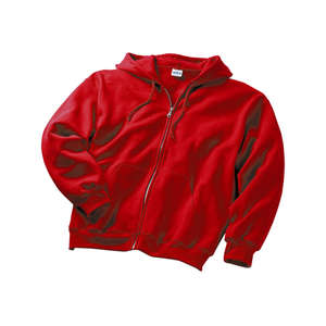 Gildan 9.3 oz. 50/50 Ultra Blend Full-Zip Hoodie - Dark/Colors Red