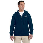 Wholesale Sweatshirts & Sweatpants - Gildan 9.3 oz. 50/50 Ultra Blend Full-Zip Hoodie - Dark/Colors