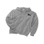 Wholesale Adult Hooded Sweatshirts - Gildan 9.3 oz. 50/50 Ultra Blend Full-Zip Hoodie - Light/Heather