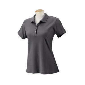 Izod Women's Performance Golf Pique Polo Shirt - Dark/All Thunder Cloud
