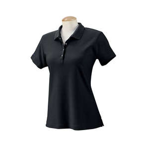 Izod Women's Performance Golf Pique Polo Shirt - Dark/All Black
