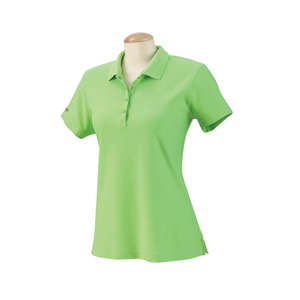 Izod Women's Performance Golf Pique Polo Shirt - Dark/All Basil