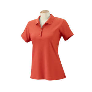 Izod Women's Performance Golf Pique Polo Shirt - Dark/All Lava