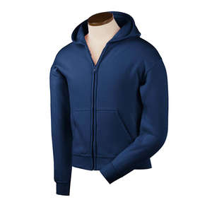 Gildan Youth 7.75 oz. 50/50 Heavy Blend Full-Zip Hoodie - Dark/Colors Blue, Navy