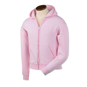 Gildan Youth 7.75 oz. 50/50 Heavy Blend Full-Zip Hoodie - Dark/Colors Pink, Light
