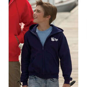Custom Promotional Gildan Youth 7.75 oz. 50/50 Heavy Blend Full-Zip Hoodie - Dark/Colors