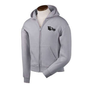 Gildan Youth 7.75 oz. 50/50 Heavy Blend Full-Zip Hoodie - Light/Heather