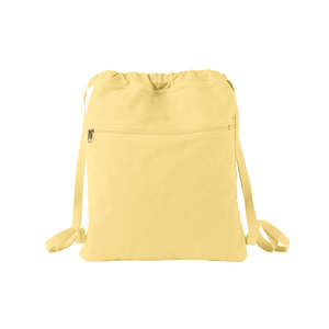 Authentic Pigment Pigment-Dyed Canvas Cinch Sack - Dark/All Goldenrod
