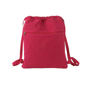 Authentic Pigment Pigment-Dyed Canvas Cinch Sack - Dark/All Poppy