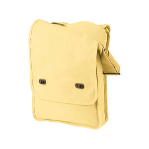 Authentic Pigment Pigment-Dyed Canvas Field Bag - Dark/All Goldenrod