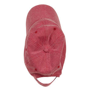 Authentic Pigment Pigment-Dyed Baseball Cap - Dark/All Red, Nautical