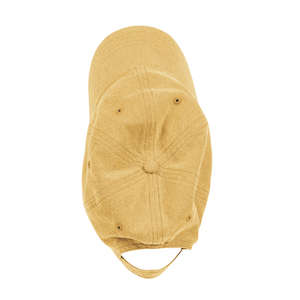 Authentic Pigment Pigment-Dyed Baseball Cap - Dark/All Yellow, Mustard
