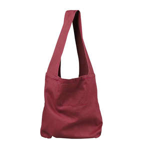 Custom Promotional Authentic Pigment Direct-Dyed Canvas Sling Bag - Dark/All