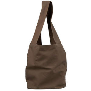 Authentic Pigment Direct-Dyed Canvas Sling Bag - Dark/All Java