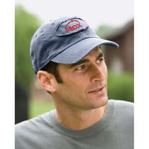 Custom Promotional Authentic Pigment 6-Panel Pigment-Dyed Raw-Edge Patch Baseball Cap - Dark/All