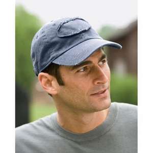 Authentic Pigment 6-Panel Pigment-Dyed Raw-Edge Patch Baseball Cap - Dark/All