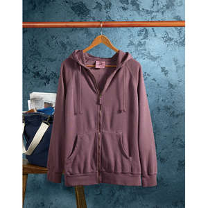 Custom Promotional Authentic Pigment 11 oz. Pigment-Dyed Ringspun Full-Zip Hoodie - Dark/All