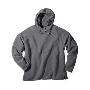 Authentic Pigment 11 oz. Pigment-Dyed Ringspun Boxy Hoodie - Dark/All Smoke