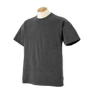 Authentic Pigment 5.6 oz. Pigment-Dyed and Direct-Dyed Ringspun T-Shirt - Dark/All Black