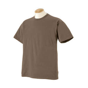 Authentic Pigment 5.6 oz. Pigment-Dyed and Direct-Dyed Ringspun T-Shirt - Dark/All Java