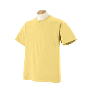 Authentic Pigment 5.6 oz. Pigment-Dyed and Direct-Dyed Ringspun T-Shirt - Dark/All Goldenrod