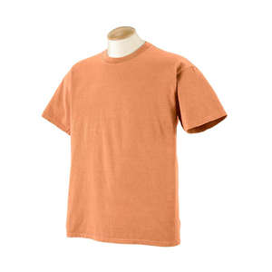 Authentic Pigment 5.6 oz. Pigment-Dyed and Direct-Dyed Ringspun T-Shirt - Dark/All Orange, Pumpkin