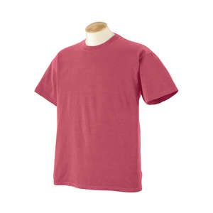 Authentic Pigment 5.6 oz. Pigment-Dyed and Direct-Dyed Ringspun T-Shirt - Dark/All Red, Nautical