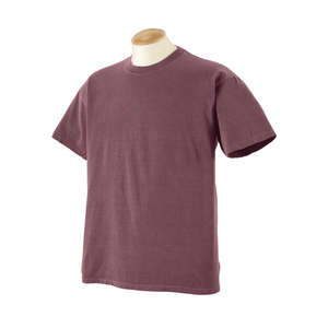 Authentic Pigment 5.6 oz. Pigment-Dyed and Direct-Dyed Ringspun T-Shirt - Dark/All Red, Brick