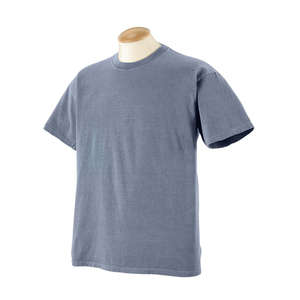 Authentic Pigment 5.6 oz. Pigment-Dyed and Direct-Dyed Ringspun T-Shirt - Dark/All Bluegrass