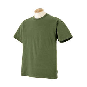 Authentic Pigment 5.6 oz. Pigment-Dyed and Direct-Dyed Ringspun T-Shirt - Dark/All Olive