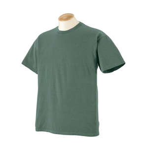 Authentic Pigment 5.6 oz. Pigment-Dyed and Direct-Dyed Ringspun T-Shirt - Dark/All Jungle