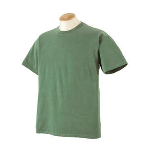 Authentic Pigment 5.6 oz. Pigment-Dyed and Direct-Dyed Ringspun T-Shirt - Dark/All Green, Willow