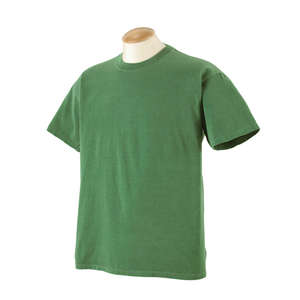 Authentic Pigment 5.6 oz. Pigment-Dyed and Direct-Dyed Ringspun T-Shirt - Dark/All Green, Clover