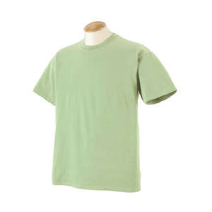 Authentic Pigment 5.6 oz. Pigment-Dyed and Direct-Dyed Ringspun T-Shirt - Dark/All Green, Cricket