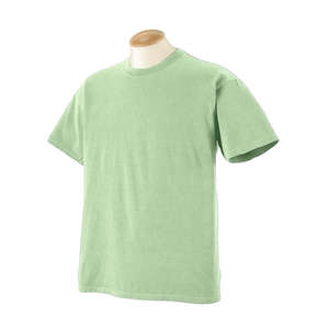 Authentic Pigment 5.6 oz. Pigment-Dyed and Direct-Dyed Ringspun T-Shirt - Dark/All Celery